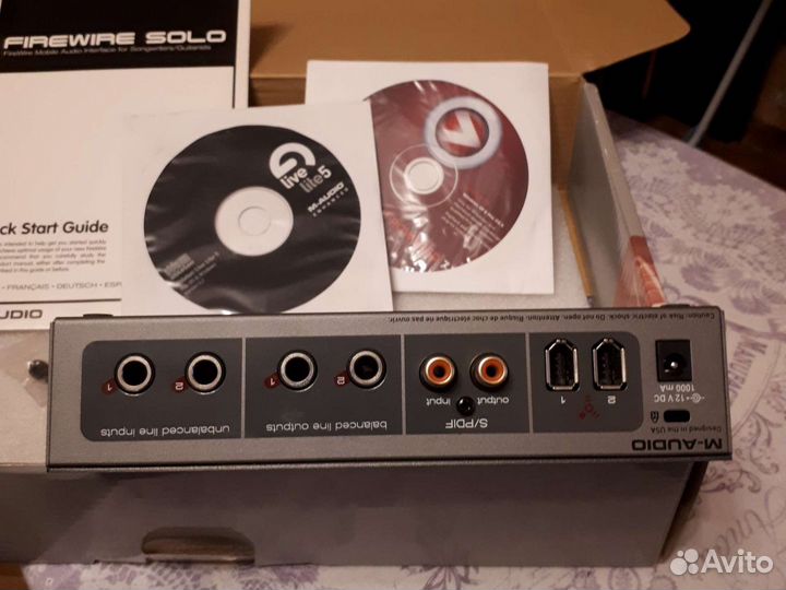 Внешняя звуковая карта M-Audio FireWire Solo