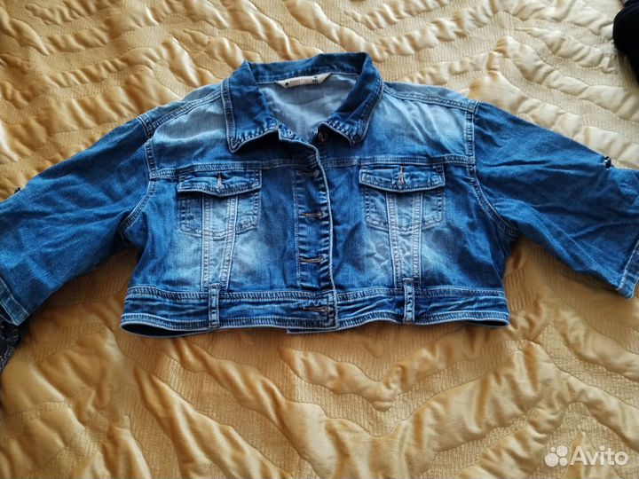 Куртка джинсовая, укороченная