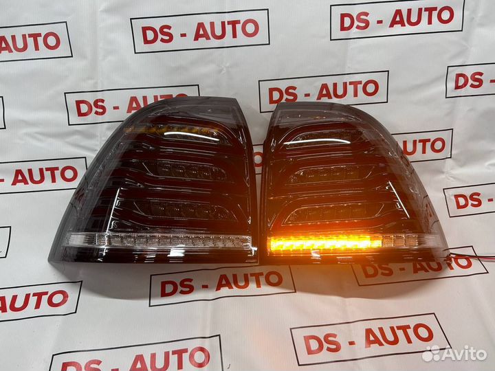 Фонари черные приора в стиле AMG