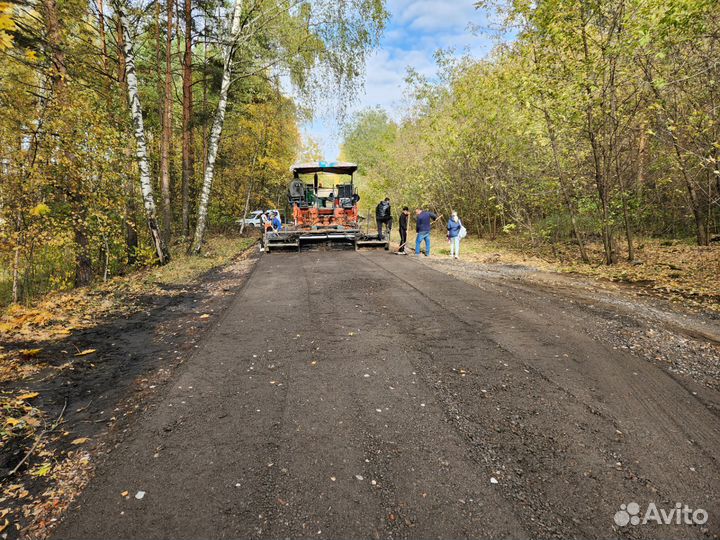 Асфальтирование дорог укладка асфальта