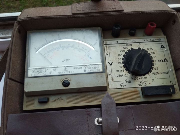 Чехол и тестер мультиметр Ц4317