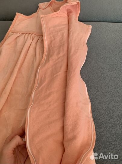 Кокон для новорожденных с молнией утепленный