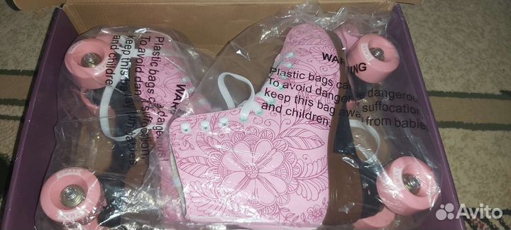 Роликовые коньки детские новые 38 размер