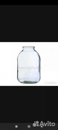 Стеклянная банка 3л, 2л, 1л , 0.5