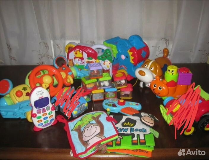 Развивающие игрушки пакетом