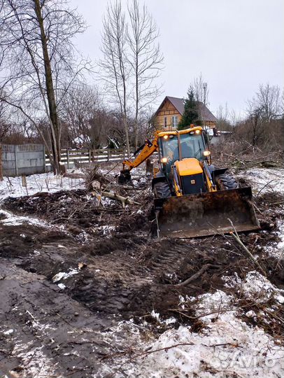 Расчистка участков, участки под ключ, отсыпка