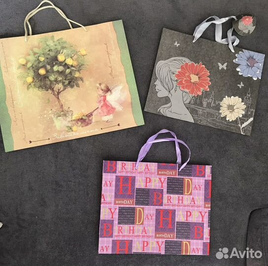 Пакеты подарочные