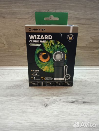 Фонарь armytek wizard c2 pro max magnet usb