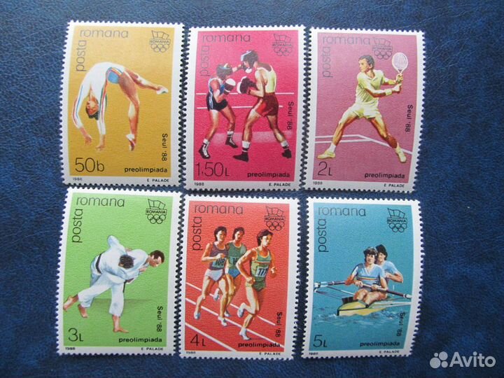 Марки Румынии 1906-1988