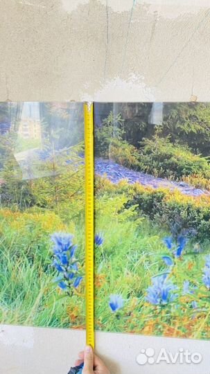 Фартук для кухни стеклянный