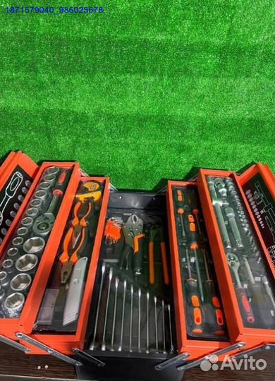 Набор 85 предметов металлический кейс (Арт.69818)