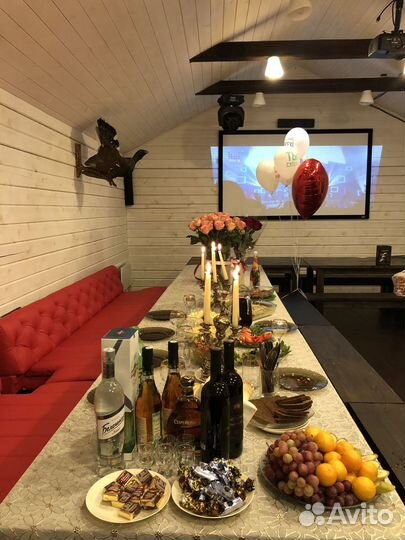 Беседка теплая (банкетный зал)