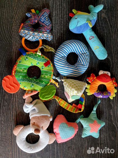 Детские игрушки 0-1год пакетом