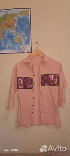 Рубашка на девочку 152