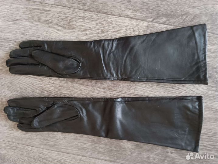 Перчатки женские кожаные новые