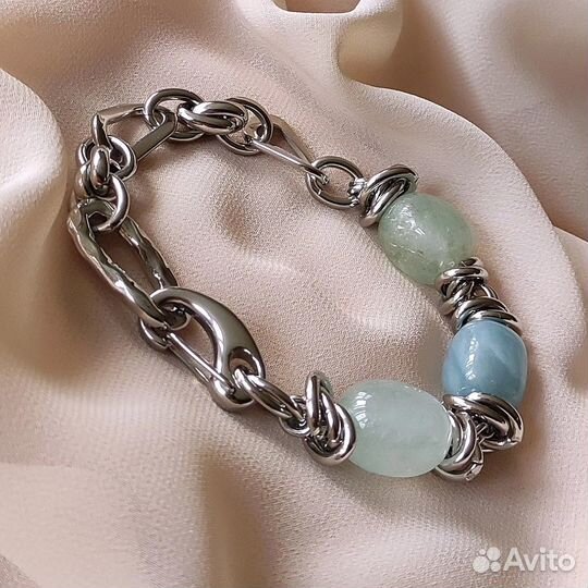 Браслет из натуральных камней. Браслет с камнями