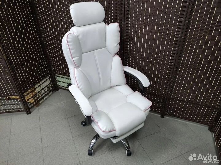 Компьютерное игровое кресло геймерское с массажем