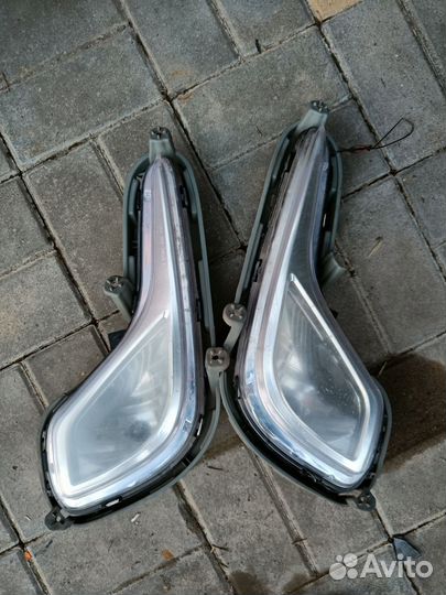 Бампер и противотуманки Hyundai Solaris 1