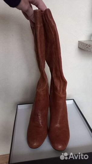 Ботильоны зимние 37 38 натуральная кожа