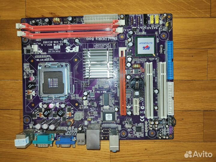 Материнская плата сокет 775 Elitegroup G31T-M