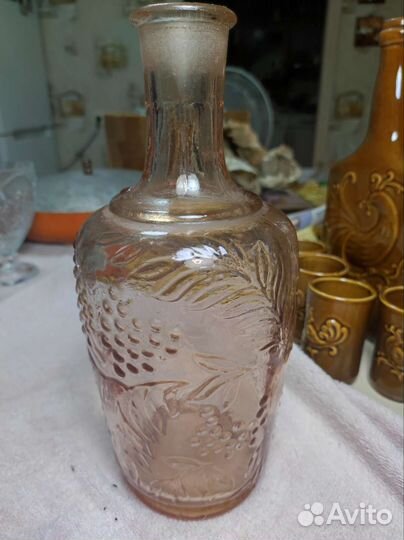 Графины времен СССР, графин, рюмки, рюмка