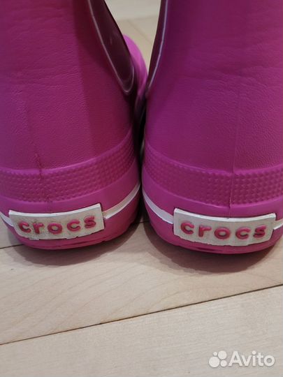 Резиновые сапоги для девочки Crocs c10-11 26-27