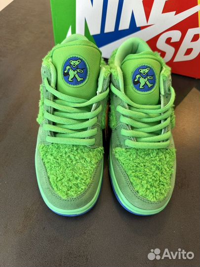 Кроссовки Nike sb dunk low electric green
