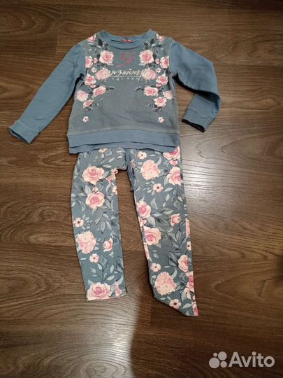 Детские вещи пакетом для девочек 104 110 116