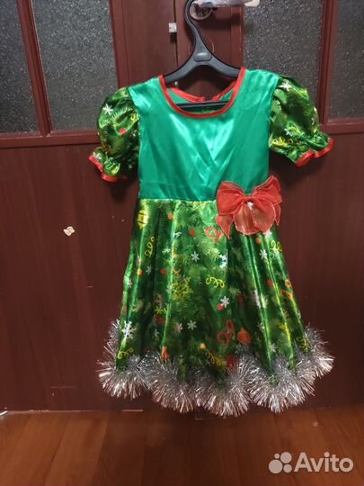 Новогодний костюм ёлки на возраст 4-5 лет
