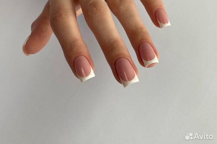 Маникюр гель лак наращивание педикюр коррекция