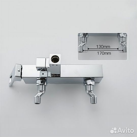 Комплект:Душ.ст. G2418-1;Смес G1039