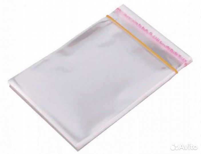 Бопп пакеты упаковочные с клеевым клапаном