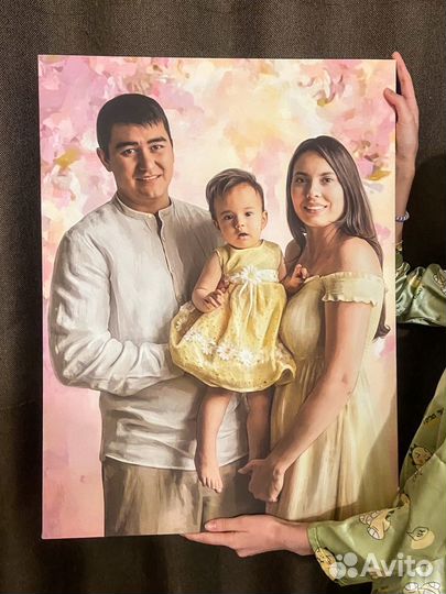 Подарок девушке Портрет на холсте