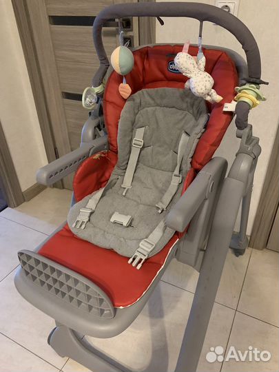 Стульчик для кормления chicco polly magic relax