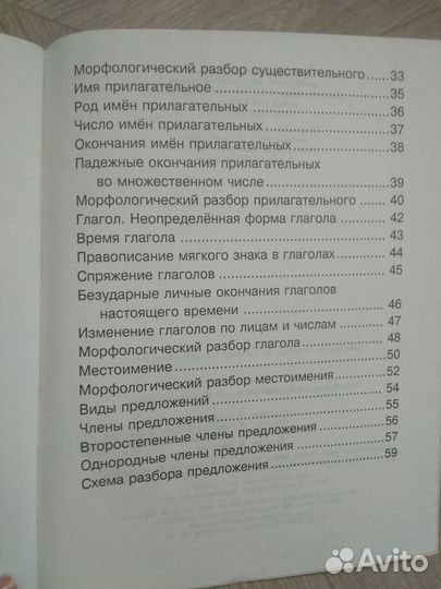 Русский язык для младших школьников в схемах