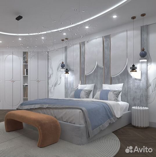 Мягкие стеновые панели в прихожую