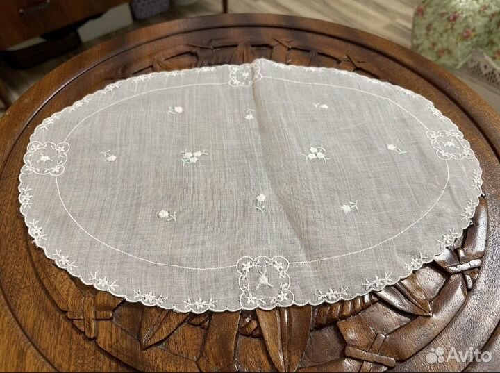 Винтаж салфетки с вышивкой