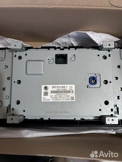 Дисплей мультамедиа Skoda