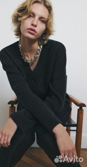 Zara кардиган шерсть оригинал новый