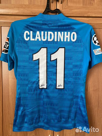 Игровая майка фк Зенит, Клаудиньо, лига чемпионов