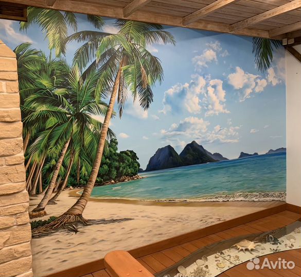 Роспись стен, Граффити, картины на заказ