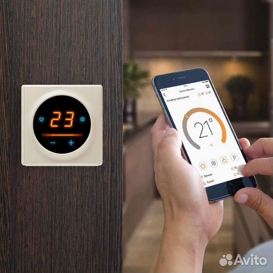 Терморегулятор сенсорный с Wi-Fi