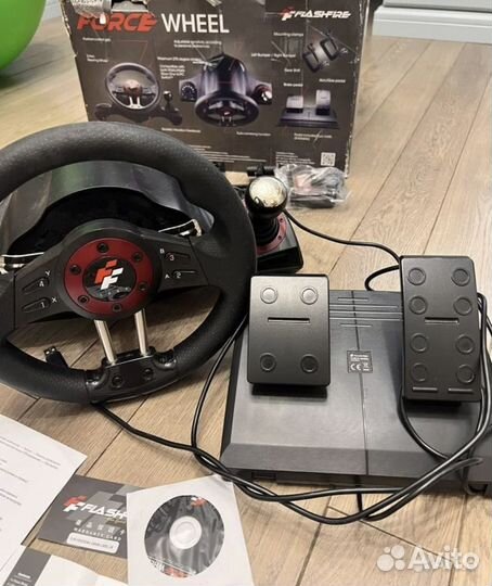 Игровой руль FlashFire 6in1 Force Wheel WH-2304V