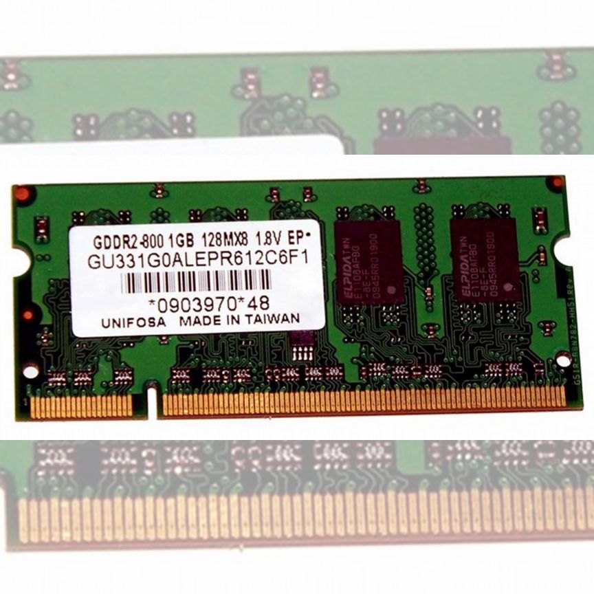 [GU331G0ALEPR612C6F1] Оперативная Память Elpida 1gb Gu331g0alepr612c6f1