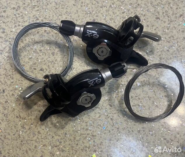 Sram X9 3x9 Манетки Шифтер Триггер Грипшифт