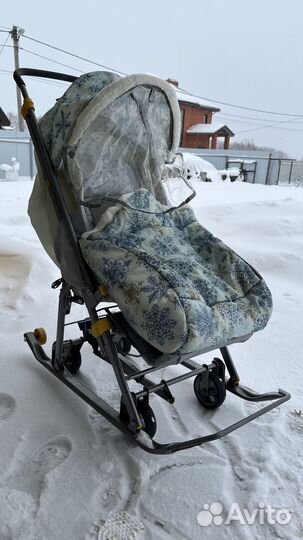 Санки-коляска Nika Умка 3-2