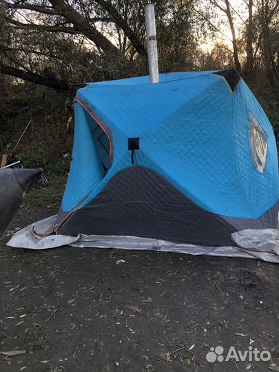 Палатка зимняя Куб 2.4м на 2.4м