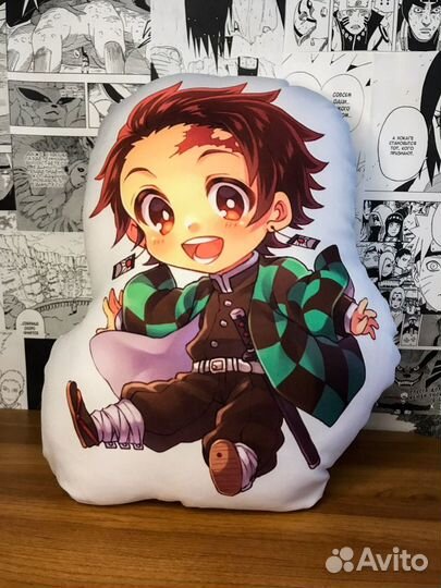 Фигурные подушки аниме