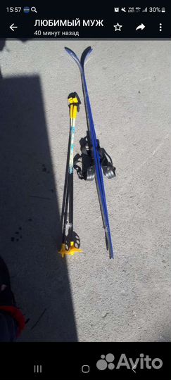 Продам детские лыжи