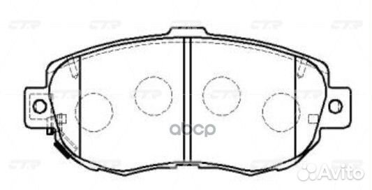CKT-25 Колодки тормозные дисковые перед G
